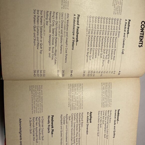 VTG Better Homes and Gardens book PATCHWORK & QUILTING hardcover 1980 - Picture 7 of 9